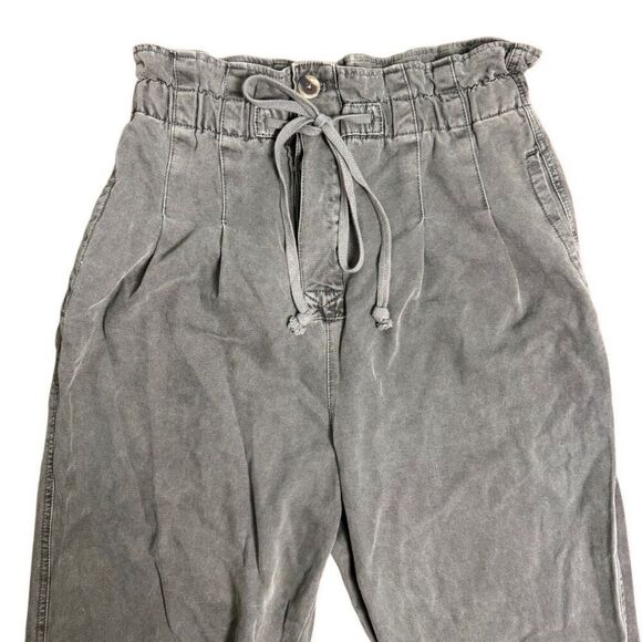 Free People Margate Pleated Trouser Olive Women’s Size Medium - Picture 13 of 13